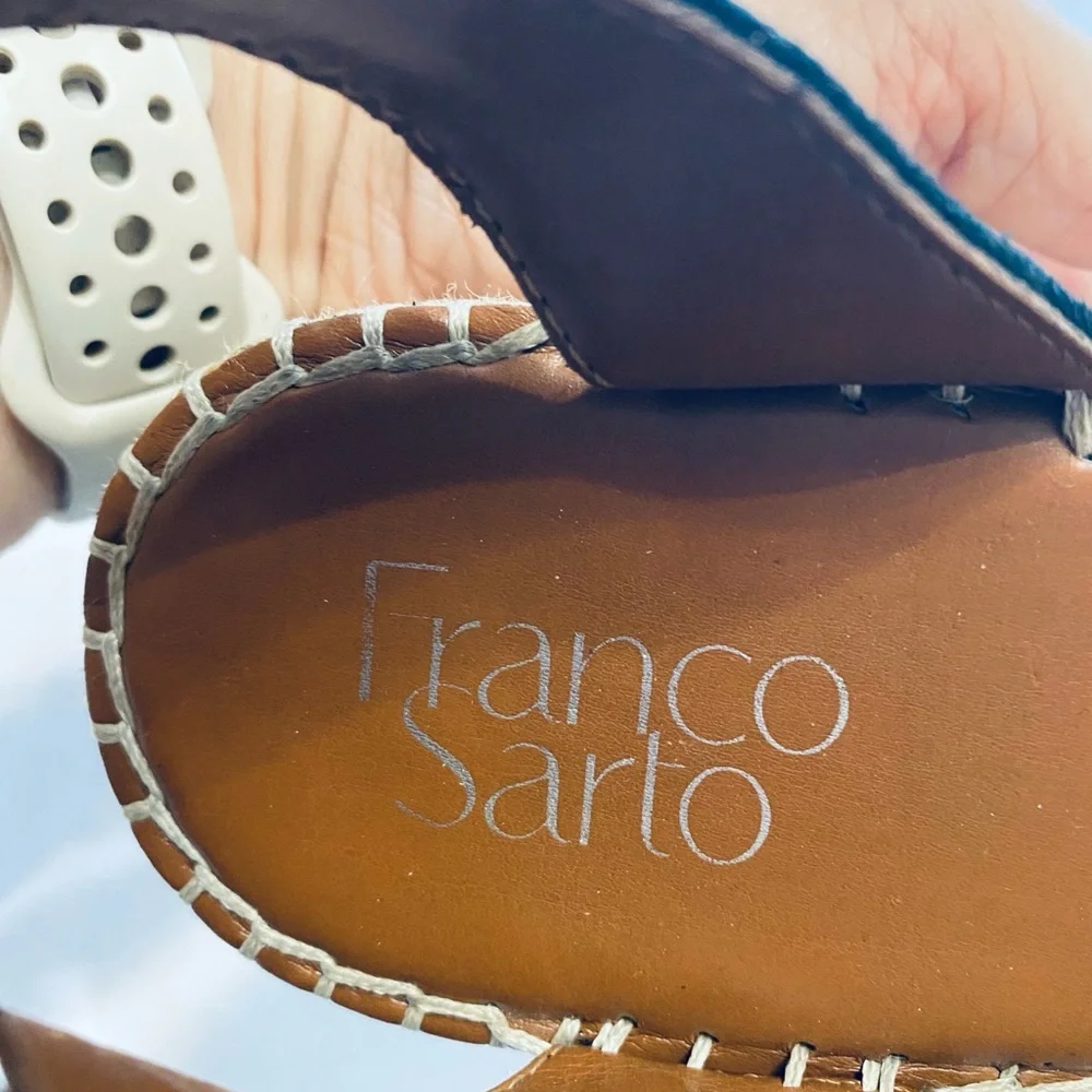 Franco Sarto Black and Brown Espadrilles